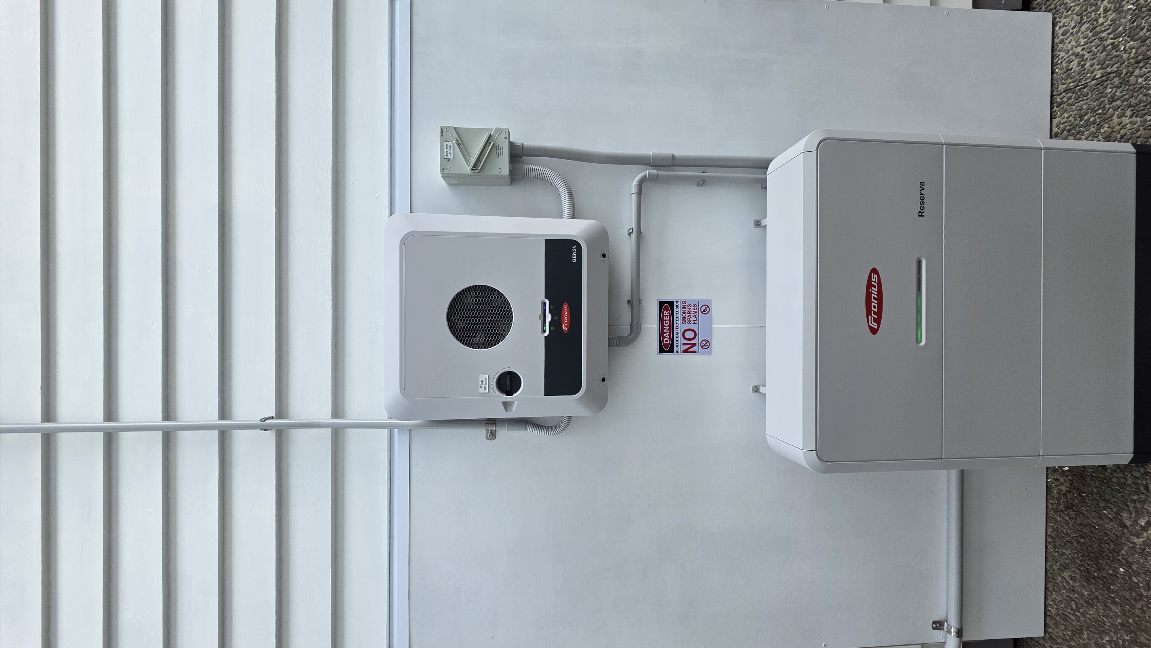 Fronius hybrid solar inverter made in Austria